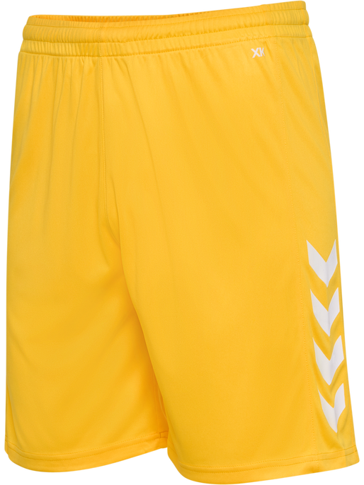 hmlCORE XK POLY SHORTS, SPORTS YELLOW, packshot
