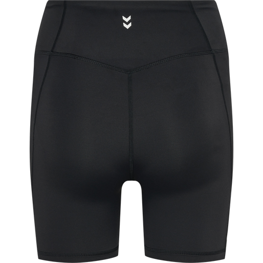 hmlMT ACTIVE HW TIGHT SHORTS, BLACK, packshot