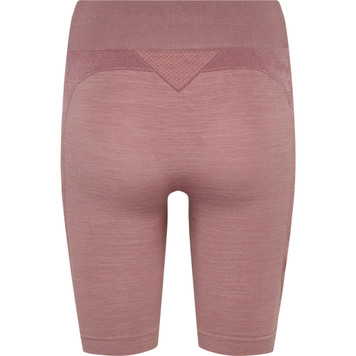 hmlCLEA SEAMLESS CYCLING SHORTS, WOODROSE/ROSE TAUPE MELANGE hmlCLEA SEAMLESS CYCLING SHORTS, WOODROSE/ROSE TAUPE MELANGE, packshot