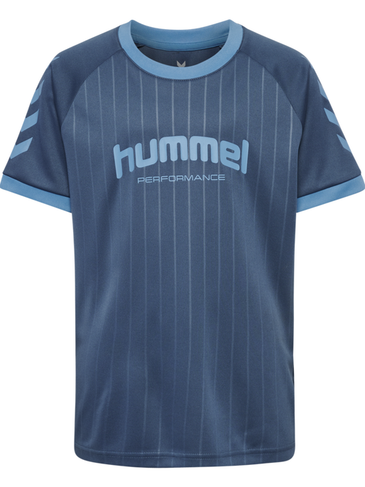 hmlJR GOAL STRIPE SET, BERING SEA hmlJR GOAL STRIPE SET, BERING SEA, packshot