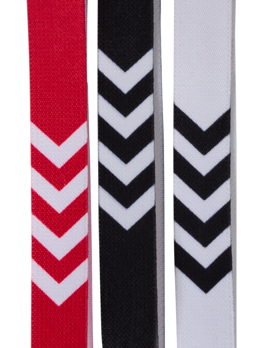 3-PAK HÅRBÅND, WHITE/BLACK/TRUE RED, packshot