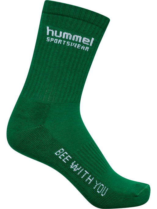 hml3-PACK SOCKS SPORTSWEAR, SKYDIVER/EDEN/WHITE hml3-PACK SOCKS SPORTSWEAR, SKYDIVER/EDEN/WHITE, packshot