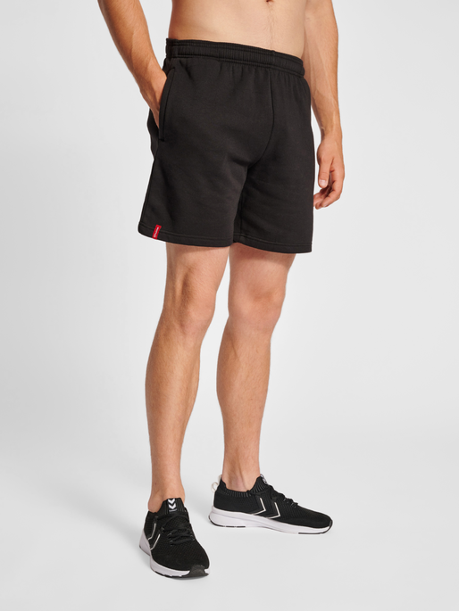 Uddrag letvægt bundt hummel RED BASIC SWEAT SHORTS - BLACK | hummel.dk