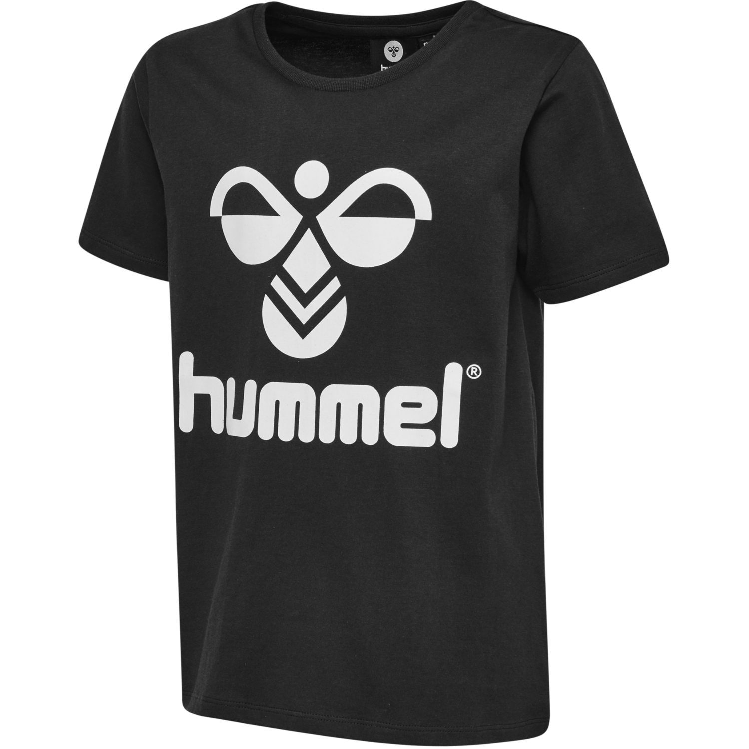 hmlTRES T-SHIRT S/S, BLACK, packshot