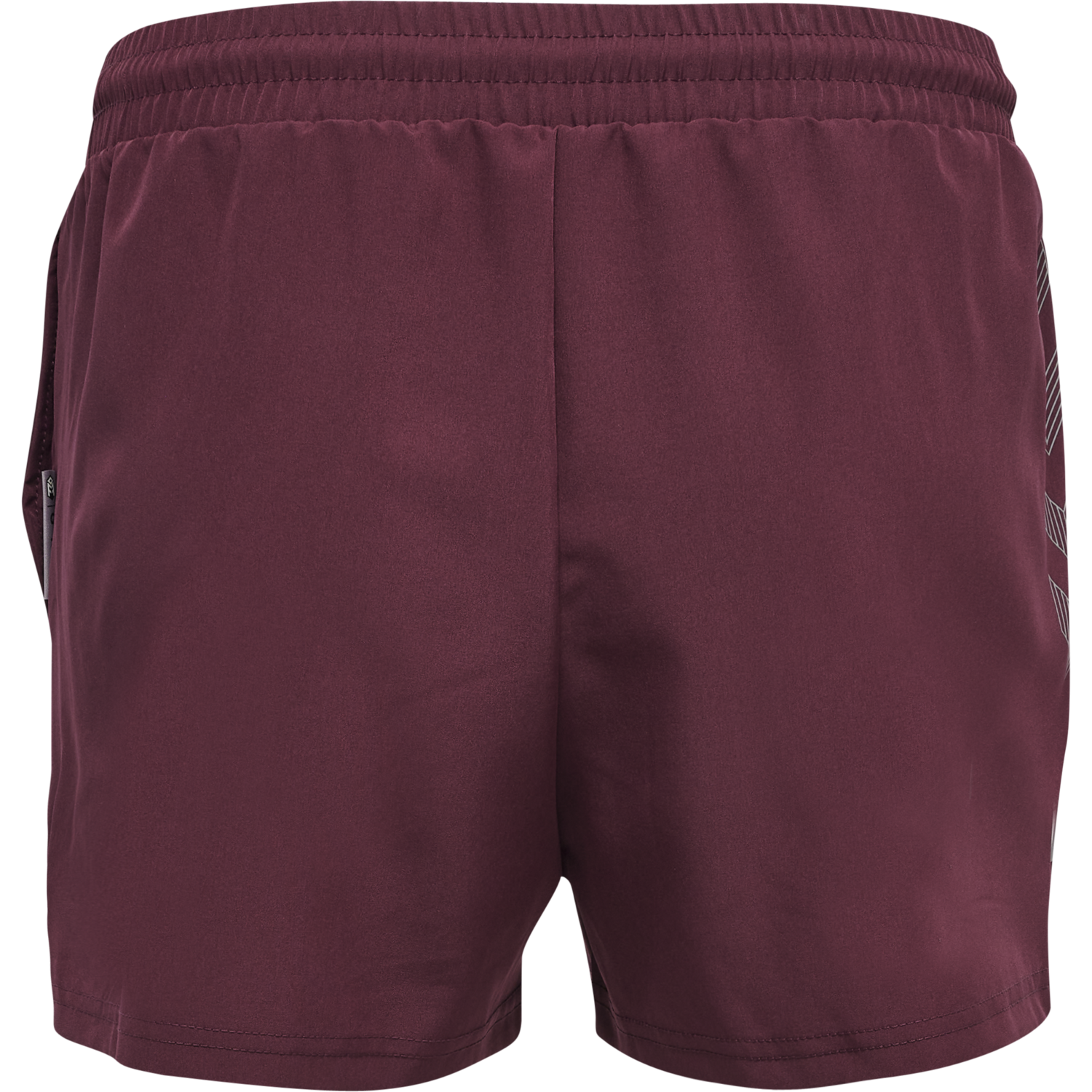hmlMOVE GRID WOVEN SHORTS WOMAN, GRAPE WINE, packshot