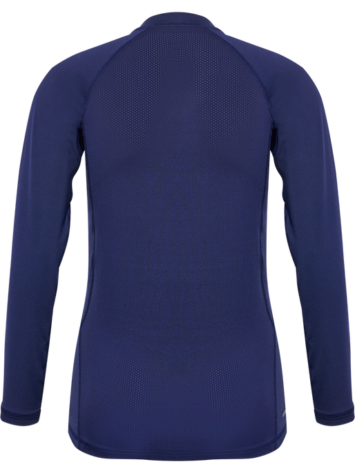 hmlBL PERFORMANCE TEE L/S KIDS, MARINE, packshot