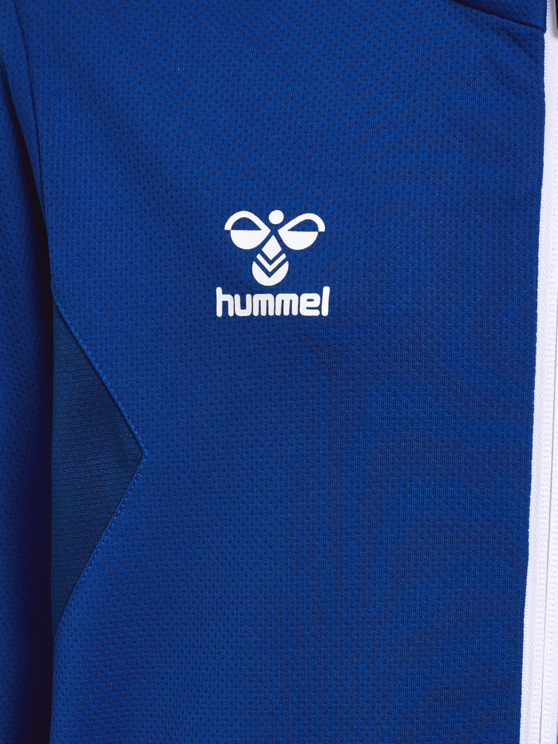 hmlAUTHENTIC PL ZIP JACKET KIDS, TRUE BLUE, packshot