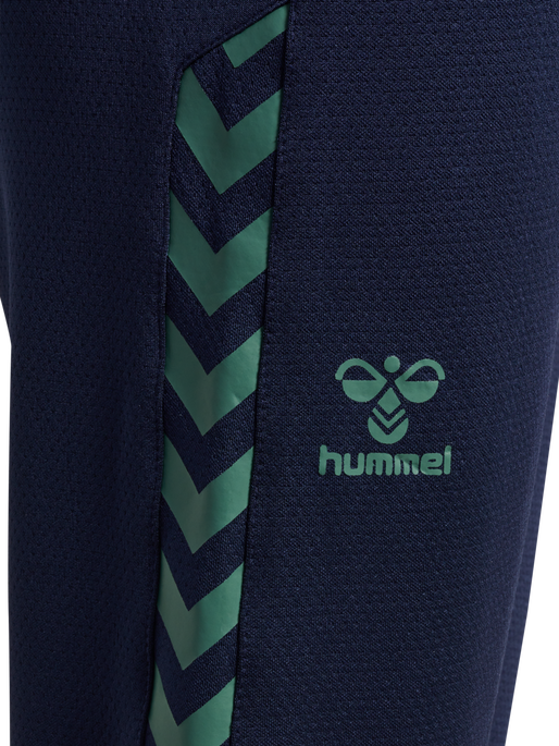 hmlSTALTIC TRAINING PANTS KIDS, MARINE/DUCK GREEN, packshot