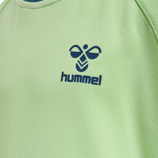 hmlACTION JERSEY S/S KIDS, GREEN ASH, packshot