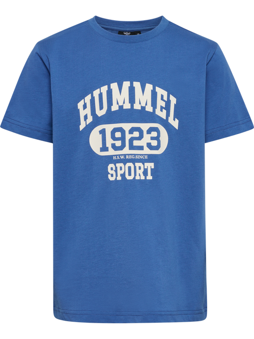 hmlPRINT T-SHIRT S/S, BRIGHT COBALT, packshot