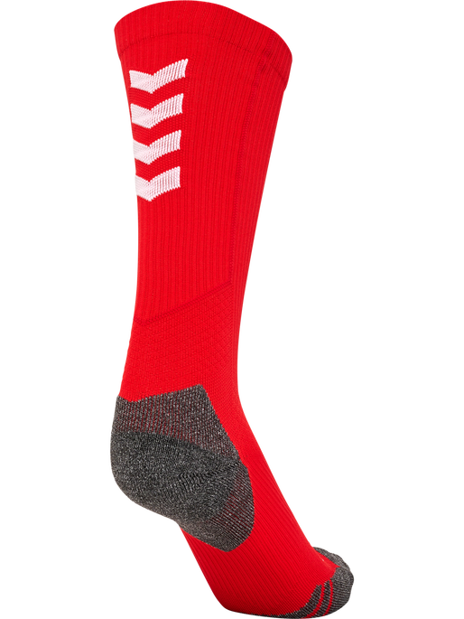 hmlPRO TRAINING SOCKS HIGH, TRUE RED/WHITE, packshot