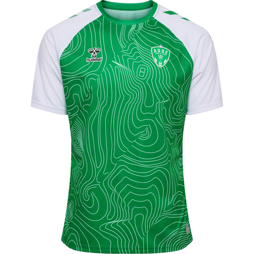 ASSE 22/23 PREGAME JERSEY S/S KIDS, 6129, packshot