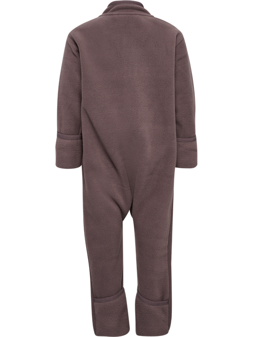 hmlMINI FLEECE ZIP SUIT BEE, PEPPERCORN hmlMINI FLEECE ZIP SUIT BEE, PEPPERCORN, packshot