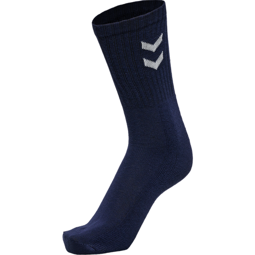 3-Pack Basic Sock, MARINE, packshot