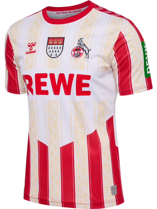 1FCK 23/24 KARNEVAL JERSEY S/S, WHITE/TRUE RED, packshot