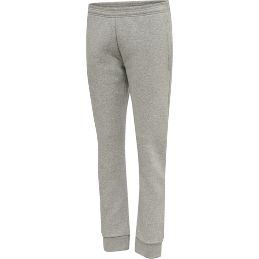hmlRED BASIC SWEAT PANTS WOMAN, GREY MELANGE, packshot