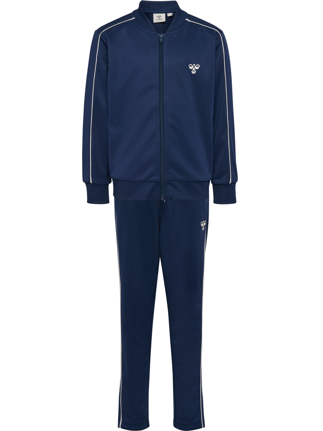 hmlJR REG TUKAS TRACK SUIT, DRESS BLUES, packshot