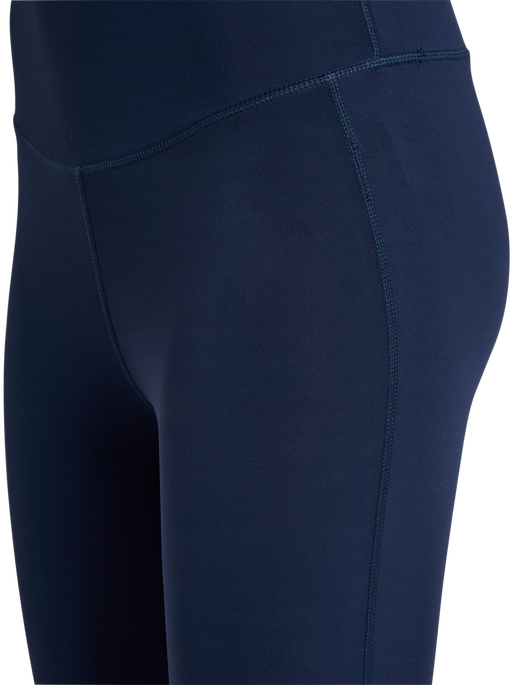 hmlPULSE HIGH WAIST TIGHTS, DRESS BLUES, packshot
