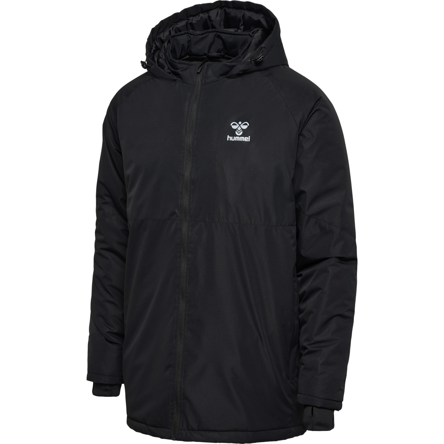 hmlLGC NICKY PUFF JACKET, BLACK, packshot