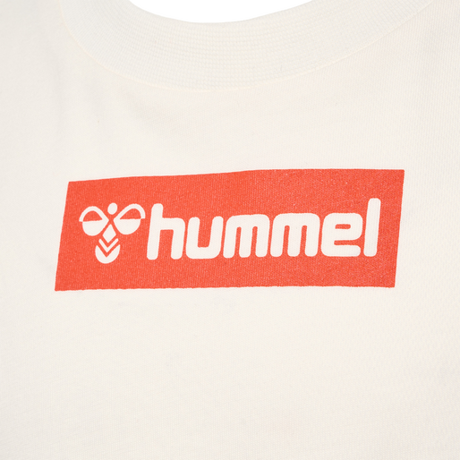 hmlFLOW T-SHIRT S/S, MARSHMALLOW, packshot