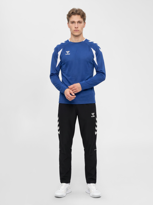 hmlCORE 2.0 CREW NECK, TRUE BLUE/WHITE, model