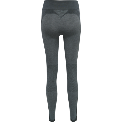 hmlCLEA SEAMLESS MID WAIST TIGHTS, ASPHALT, packshot