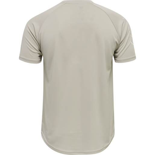 hmlTE TOPAZ T-SHIRT, CHATEAU GRAY, packshot