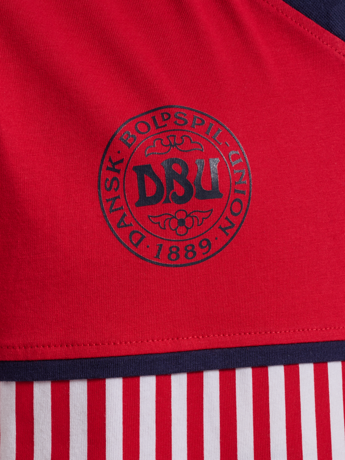 DBU 26 FAN 86 BLOCK COTTON TEE KIDS, TANGO RED/WHITE, packshot