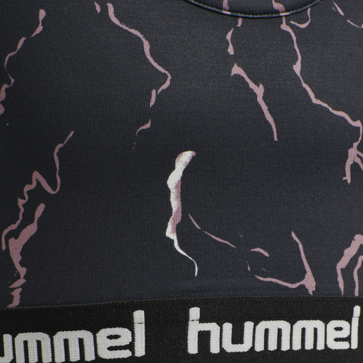 hmlMIMMI SPORTS TOP, CAVIAR/TWILIGHT MAUVE, packshot