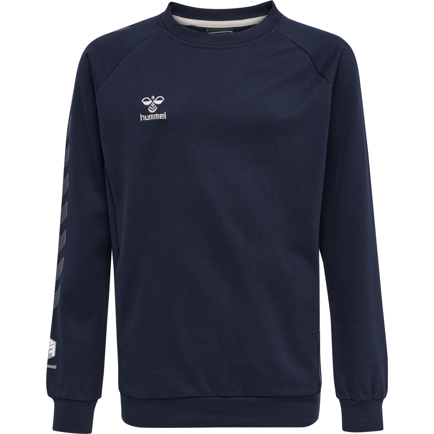 hmlMOVE GRID COTTON SWEATSHIRT KIDS, MARINE, packshot