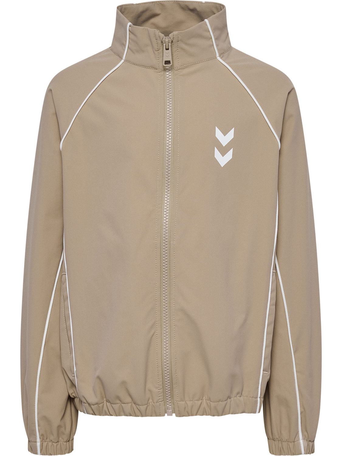 hmlJR STREET TRACKSUIT JACKET, SILVER MINK, packshot