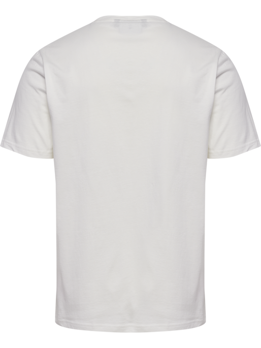 hmlREGULAR GRAPHIC TEE S/S, WHITE/BLUE, packshot