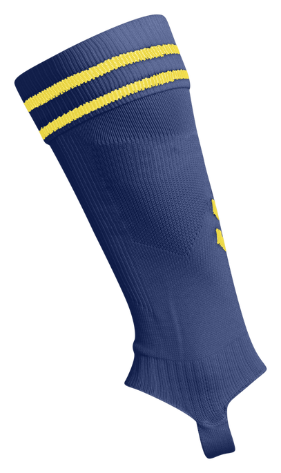 ELEMENT FOOTBALL SOCK FOOTLESS, TRUE BLUE/SPORTS YELLOW, packshot