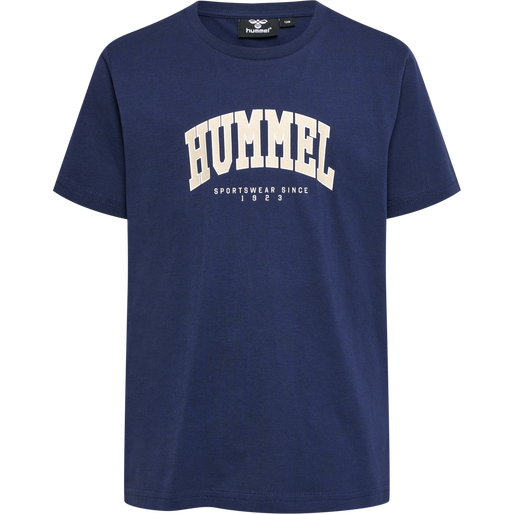 hmlFAST T-SHIRT S/S, BLACK IRIS, packshot