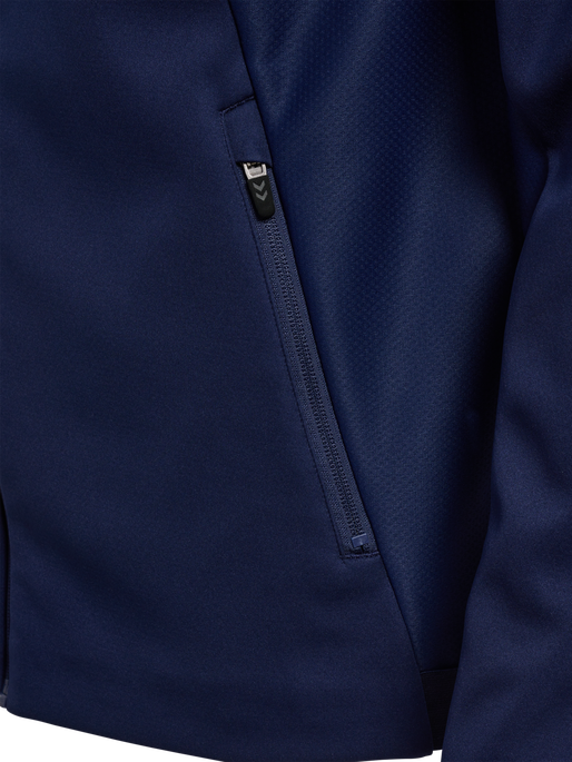 hmlCIMA 2.0 ZIP HOODIE, MARINE, packshot