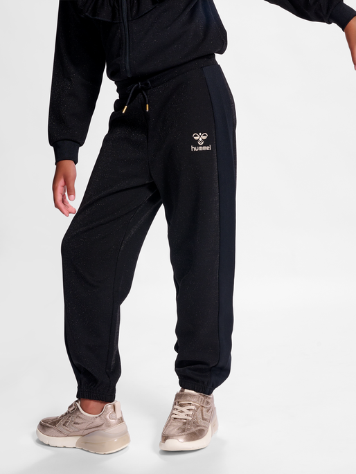 hmlMAGDA PANTS, BLACK, model