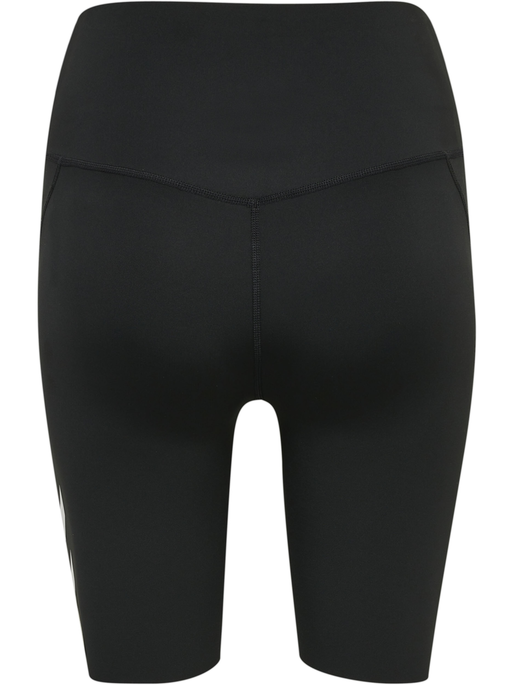 hmlMT GRACE HW TIGHT SHORTS, BLACK hmlMT GRACE HW TIGHT SHORTS, BLACK, packshot
