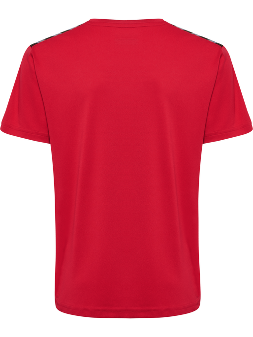 hmlAUTHENTIC PL JERSEY S/S KIDS, TRUE RED, packshot