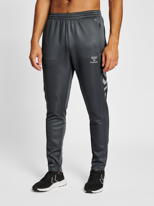 hmlCORE XK TRAINING POLY PANTS, !ASPHALT, model