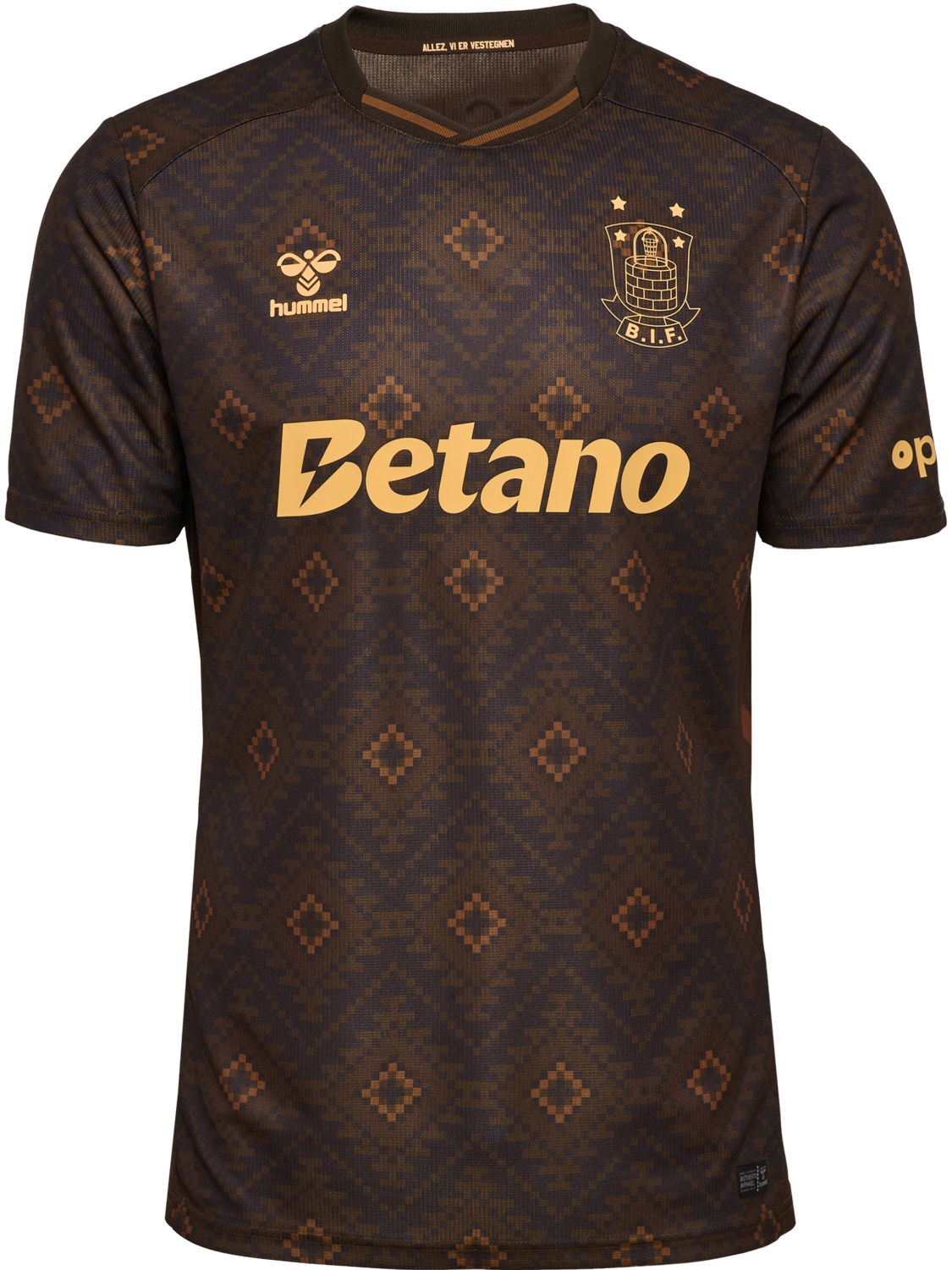 BIF 25/26 THIRD JERSEY S/S, BROWN, packshot