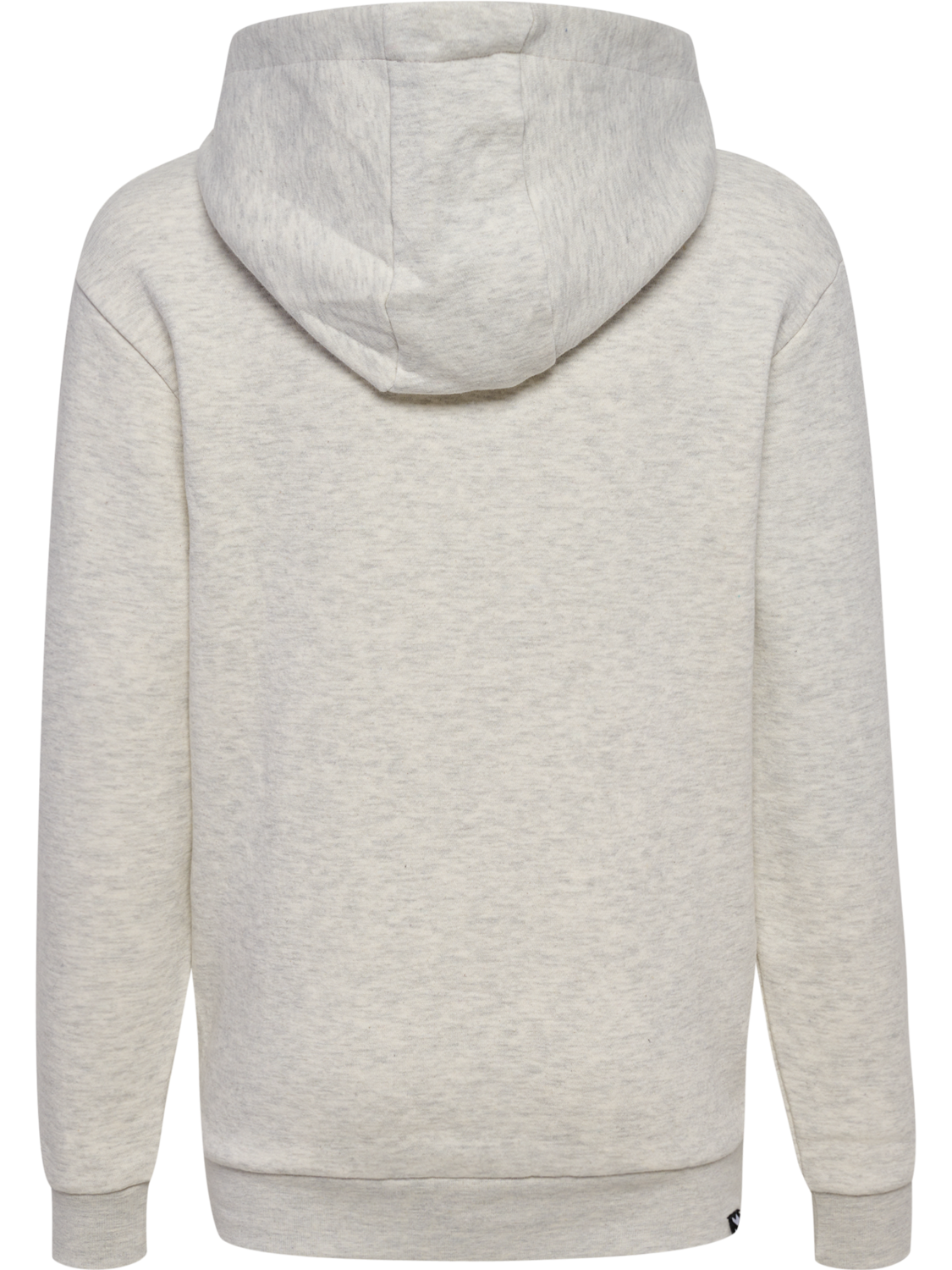 hmlMOVER COTTON HOODIE KIDS, EGRET MELANGE, packshot