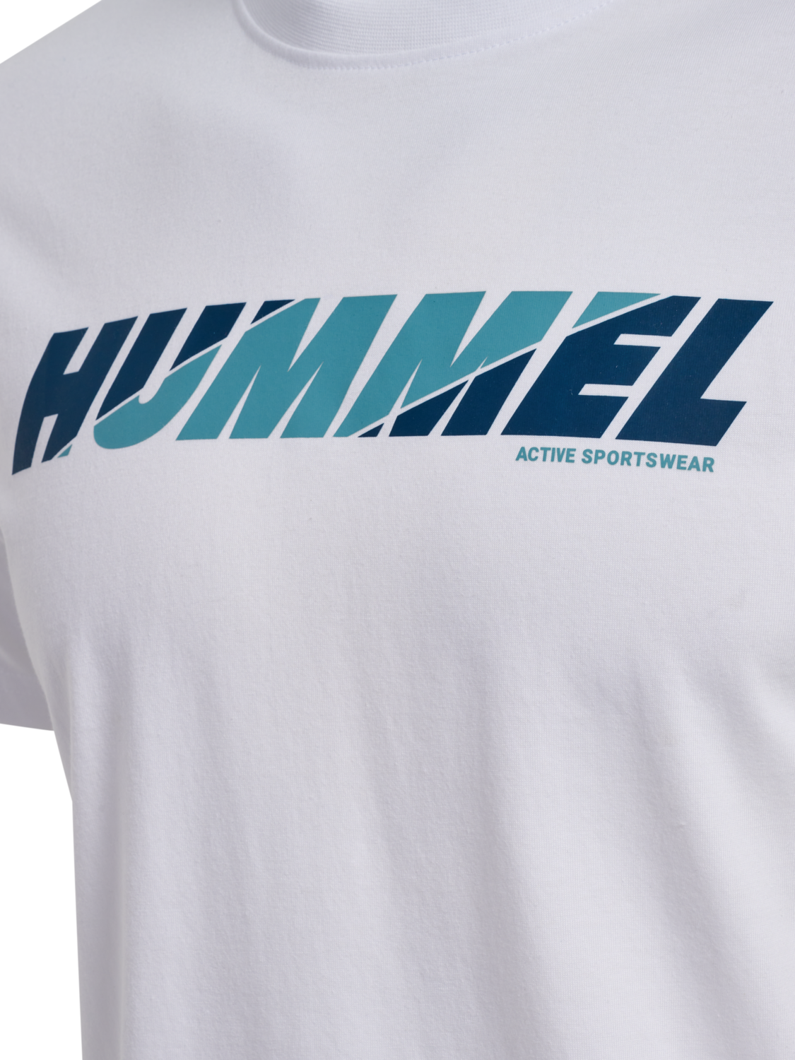hmlGRAPHIC BOLD LOGO TEE, WHITE, packshot