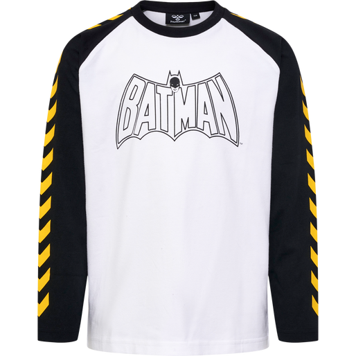 hmlBATMAN BOYS T-SHIRT L/S, BRIGHT WHITE hmlBATMAN BOYS T-SHIRT L/S, BRIGHT WHITE, packshot
