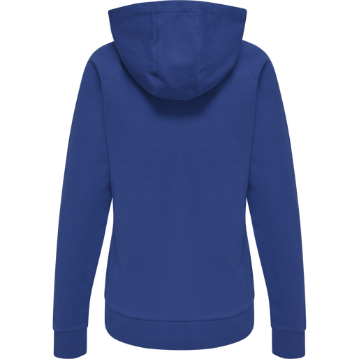 HMLGO COTTON LOGO HOODIE WOMAN, TRUE BLUE, packshot