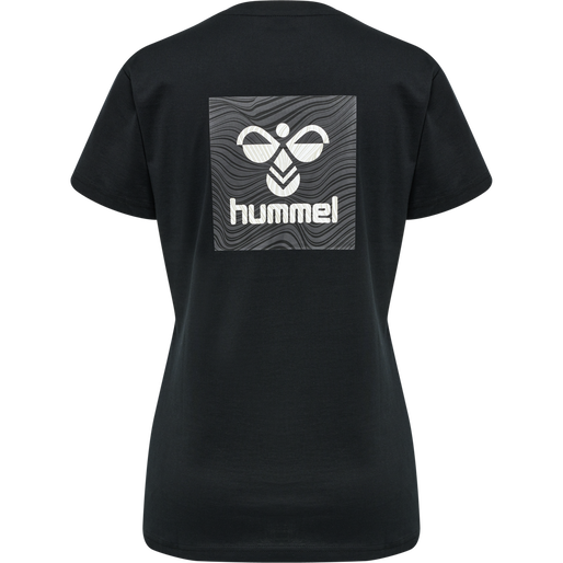 hmlOFFGRID TEE S/S WO, JET BLACK/FORGED IRON, packshot