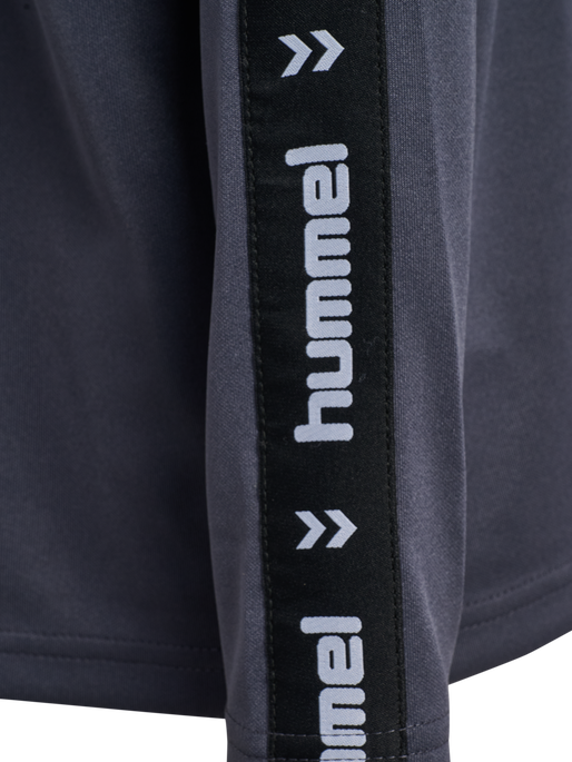 hmlJR GOAL TAPE HALFZIP, EBONY hmlJR GOAL TAPE HALFZIP, EBONY, packshot