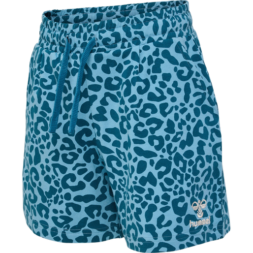hmlFLOWY AOP SHORTS, BLUE CORAL, packshot