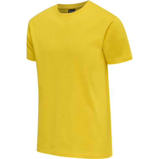 hmlRED BASIC T-SHIRT S/S, EMPIRE YELLOW, packshot