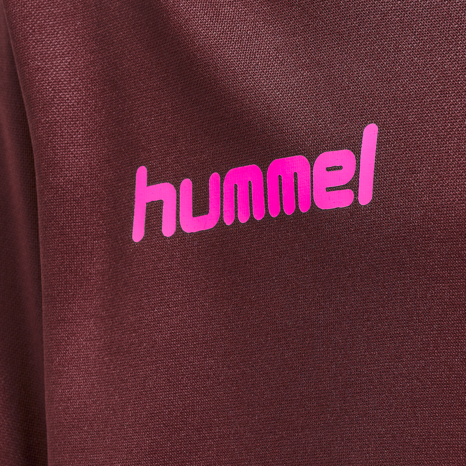 hmlPROMO KIDS POLY HOODIE, BIKING RED/RASPBERRY SORBET, packshot