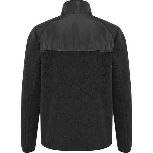 hmlLGC CHARLEY FLEECE JACKET, BLACK hmlLGC CHARLEY FLEECE JACKET, BLACK, packshot